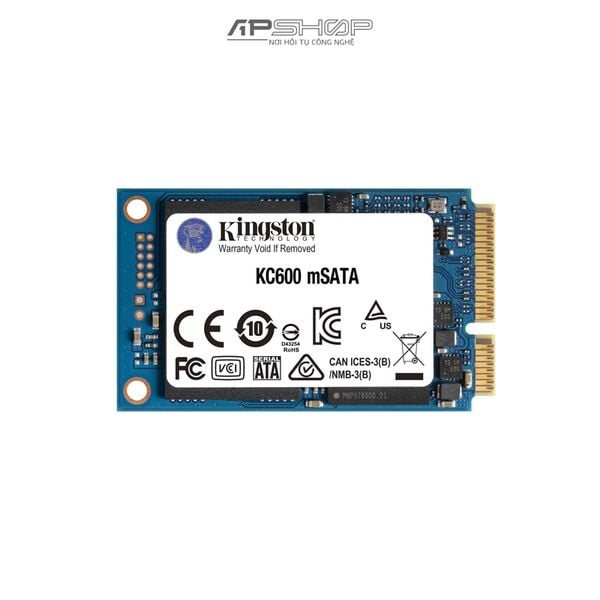 SSD Kingston KC600 mSata 1024GB - Hàng chính hãng