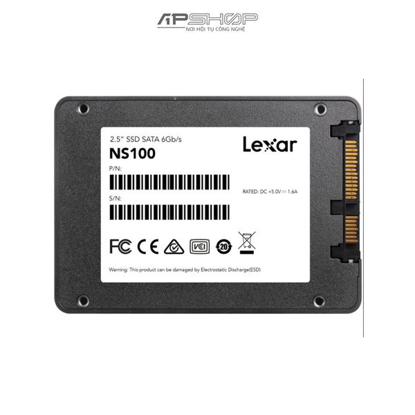 SSD Lexar NS100 - SATA III - 256GB