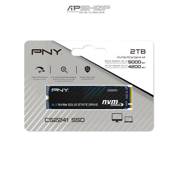 SSD PNY 2TB CS2241 NVMe | M2 2280