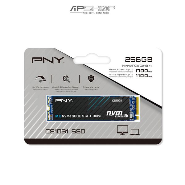 SSD PNY 256GB CS1031 NVMe | M2 2280