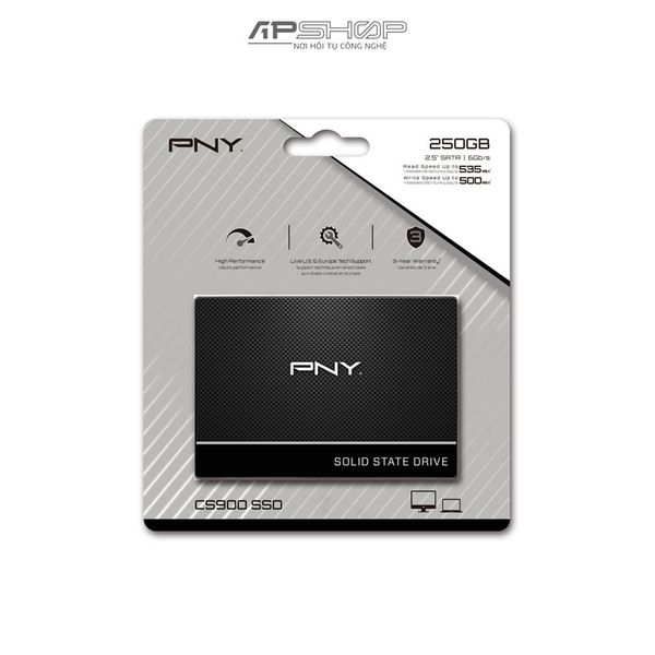 SSD PNY CS900 250GB Sata 3