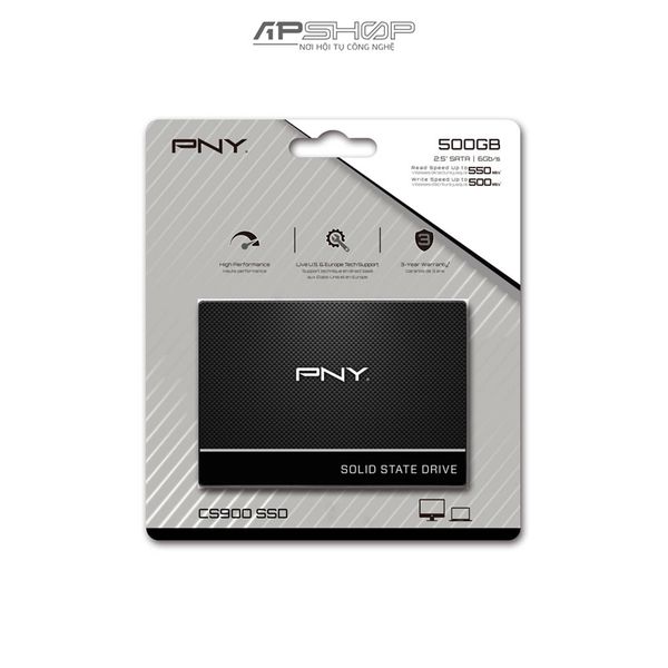SSD PNY CS900 500GB Sata 3