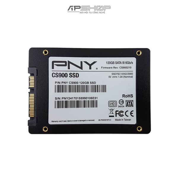 SSD PNY CS900 500GB Sata 3