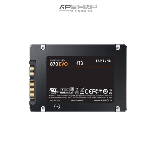 SSD Samsung 870 EVO 4TB Sata III - Hàng chính hãng