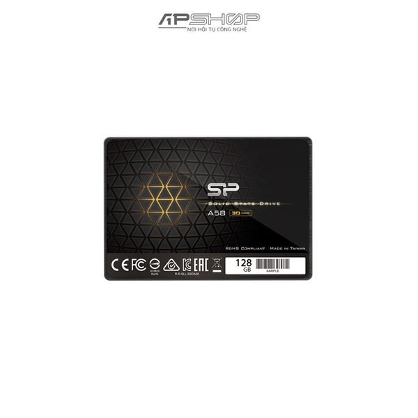 SSD Silicon Power A58 Sata III 128GB TCL - Hàng chính hãng