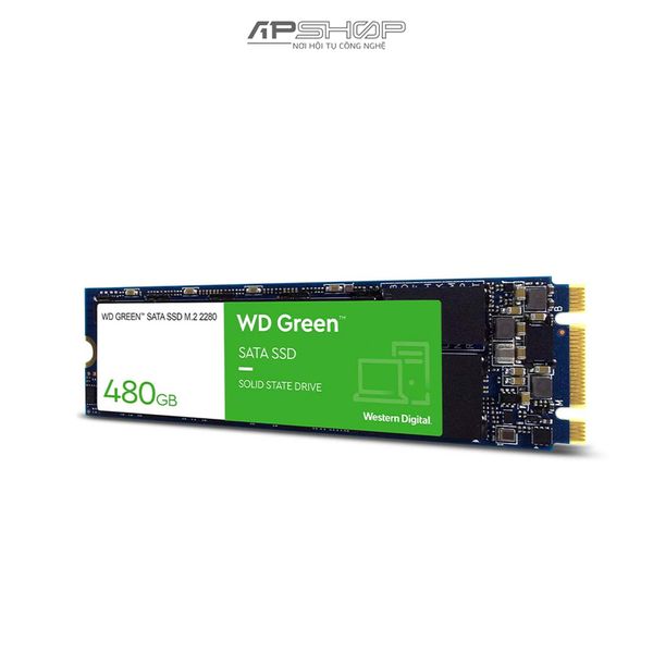 SSD Western Green M2 480GB | Chính hãng | WDS480G3G0B