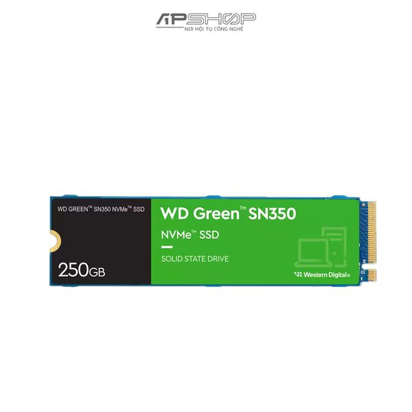 SSD Western SN350 Green 250GB NVMe PCIe Gen3x4 | Chính hãng | WDS250G2G0C