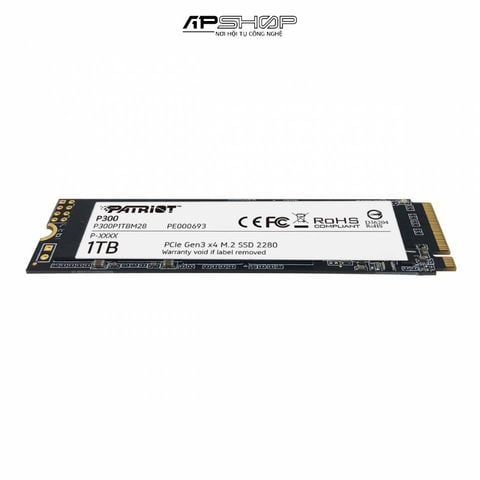 SSD PATRIOT P300 1TB M.2 2280 PCIE GEN 3×4
