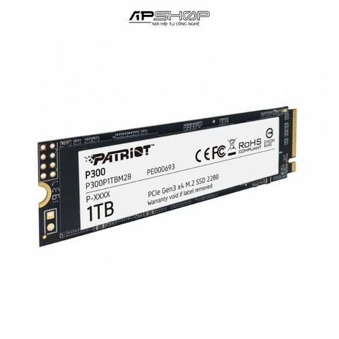 SSD PATRIOT P300 1TB M.2 2280 PCIE GEN 3×4