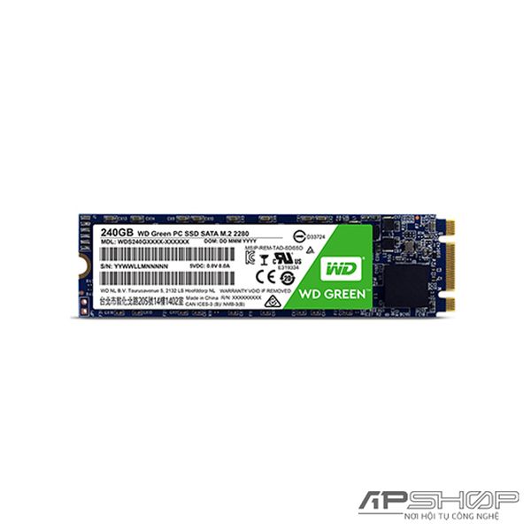 SSD Western Digital WD Green M.2 Sata 240GB