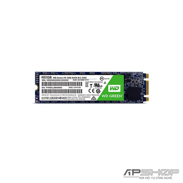 SSD Western Digital WD Green M.2 Sata 480GB