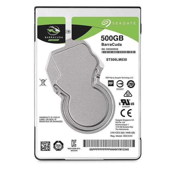 Seagate Barracuda 500GB 5400RPM Up to 140MB/s For Laptop 2.5