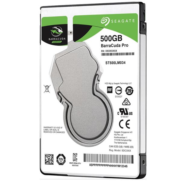 Seagate Barracuda 500GB 5400RPM Up to 140MB/s For Laptop 2.5