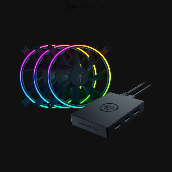 Supercharged Cooling Blaze Bundle Razer Kunai Chroma 140mm 3 Fan | Chính hãng