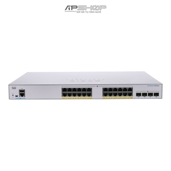 Switch Cisco CBS250 Smart 24-port GE, 4x10G SFP+ - Hàng chính hãng