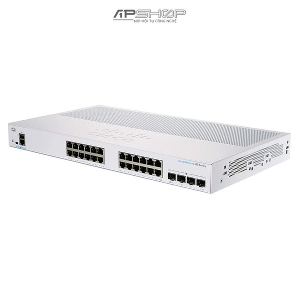 Switch Cisco CBS350 Managed 24Port GE, 4x1G SFP - Hàng chính hãng