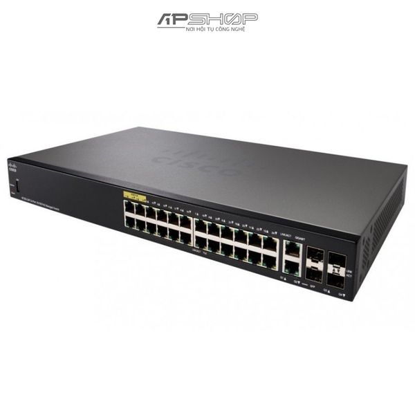 Switch Cisco SF350 24Port 10/100 Mbps Managed Switch - Hàng chính hãng