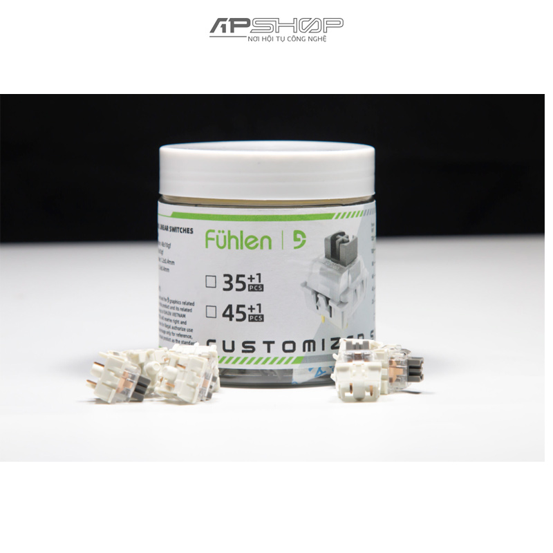 Switch Fuhlen Silver Pro Linear Lubed 46 nút | Chính hãng