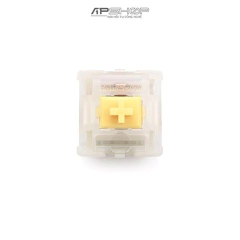 Switch Gateron CAP Milky Yellow Linear 35 nút | Chính hãng