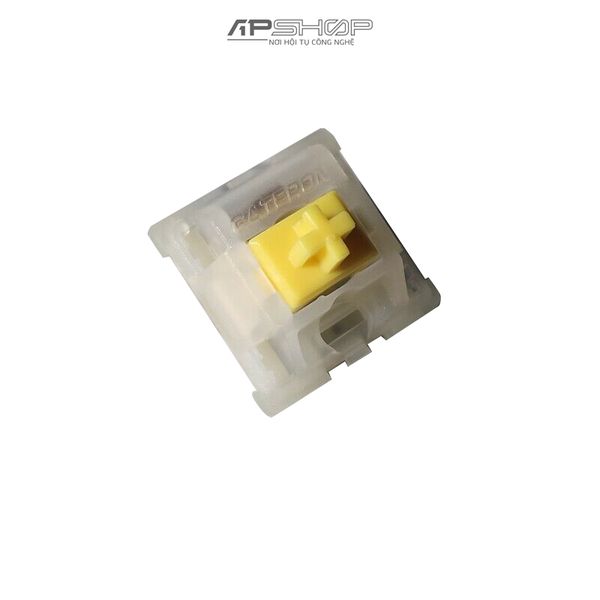 Switch Gateron Pro Milky Yellow Linear 35 nút Pre Lube | Chính hãng