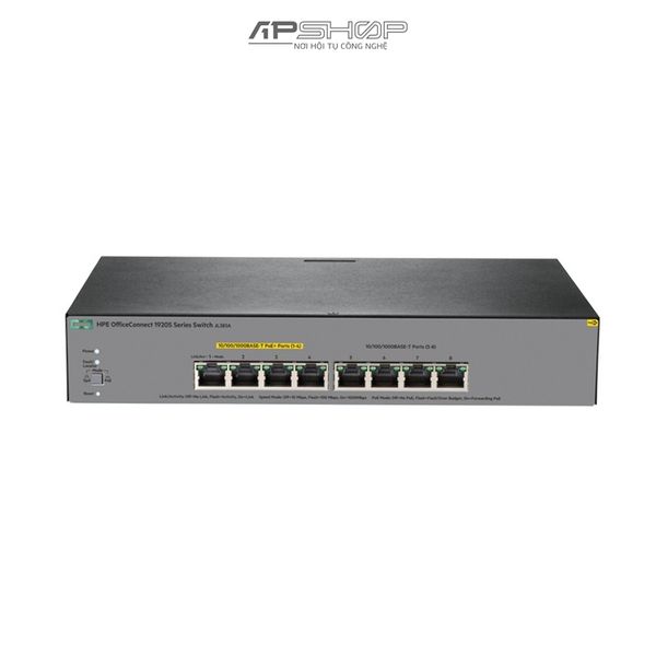 Switch HPE 1920S 8G PPoE+ 65W Switch - Hàng chính hãng