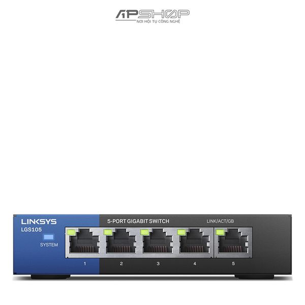 Switch Linksys LGS105 5Port Desktop Gigabit Switch - Hàng chính hãng