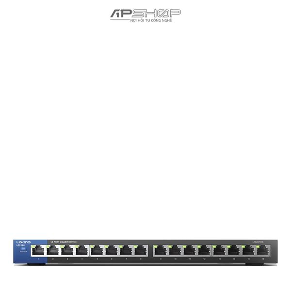 Switch Linksys LGS116 16Port Desktop Gigabit Switch - Hàng chính hãng