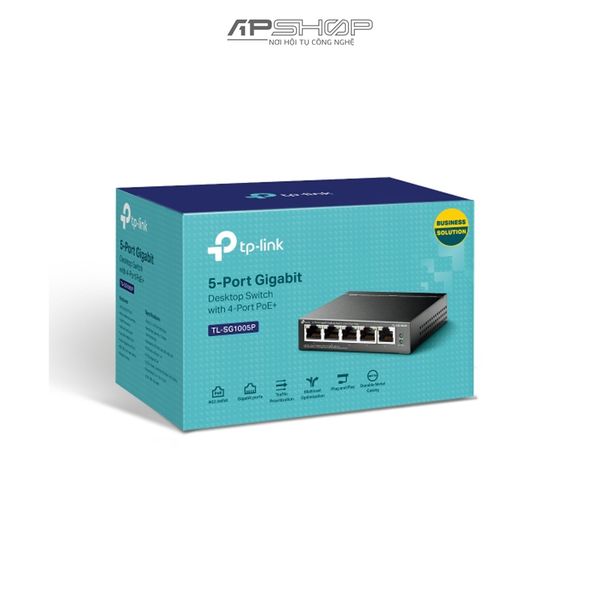 Switch TP-Link TL-SG1005P 5-Port | Chính hãng