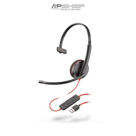 Tai nghe có dây họp trực tuyến Poly Blackwire 3200 Series | Chính hãng