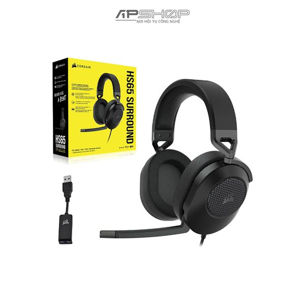 Tai nghe Corsair HS65 Surround | Chính hãng