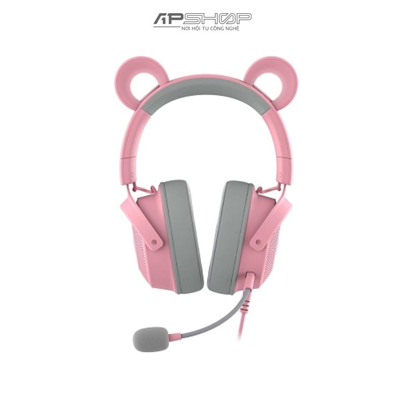 Tai nghe Razer Kraken Kitty Edition V2 Pro Quartz Wired RGB | Chính hãng