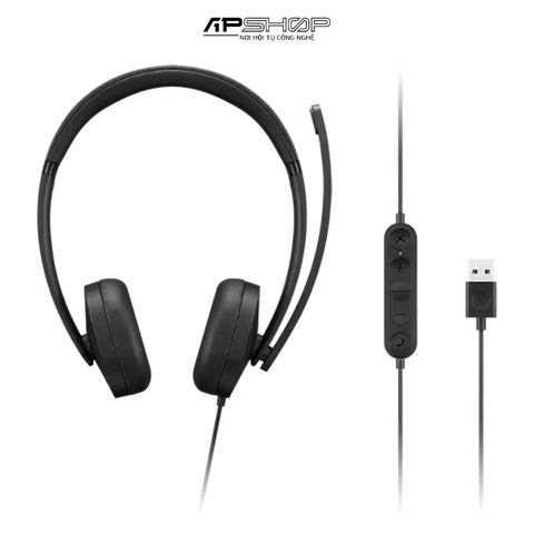 Tai nghe Lenovo USB A Wired Stereo Gen 2 | 4XD1P83425