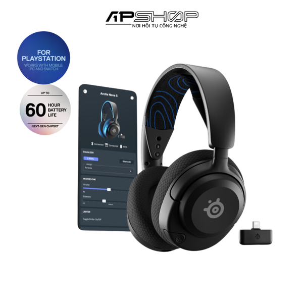 Tai Nghe Steelseries Arctis Nova 5 Wireless For PS5
