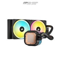 Tản nhiệt nước Corsair H100i LCD Liquid CPU Cooler Black | 240mm | Chính hãng