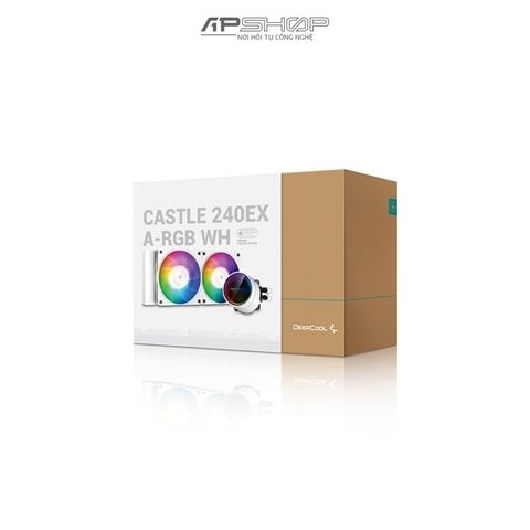 Tản nhiệt nước DeepCool Castle 240EX A-RGB WH | Chính hãng