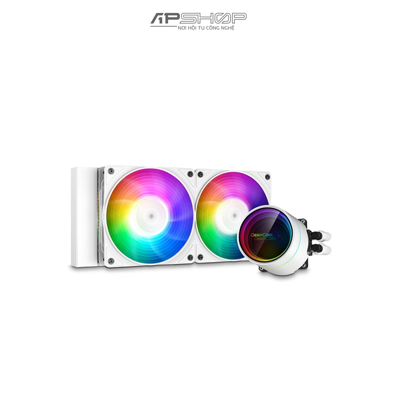 Tản nhiệt nước DeepCool Castle 240EX A-RGB WH | Chính hãng