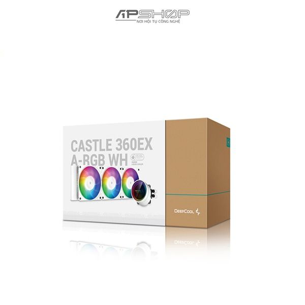 Tản nhiệt nước DeepCool Castle 360EX A-RGB WH | Chính hãng