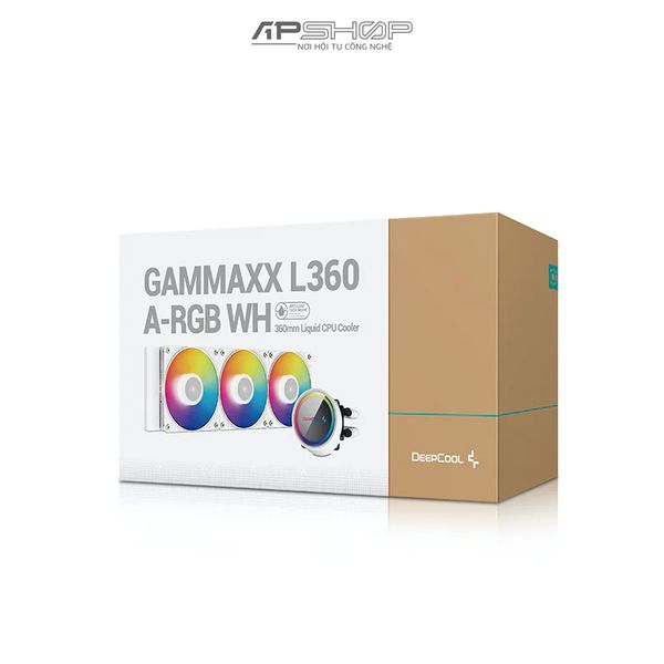 Tản nhiệt nước DeepCool Gammaxx L360 A-RGB WH | Chính hãng