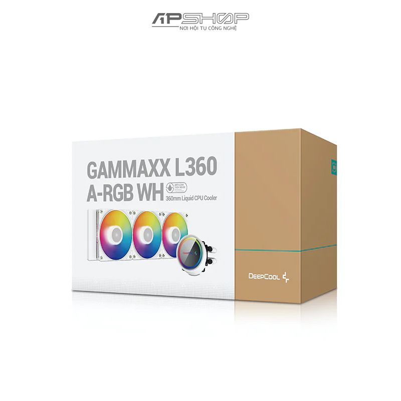Tản nhiệt nước DeepCool Gammaxx L360 A-RGB WH | Chính hãng