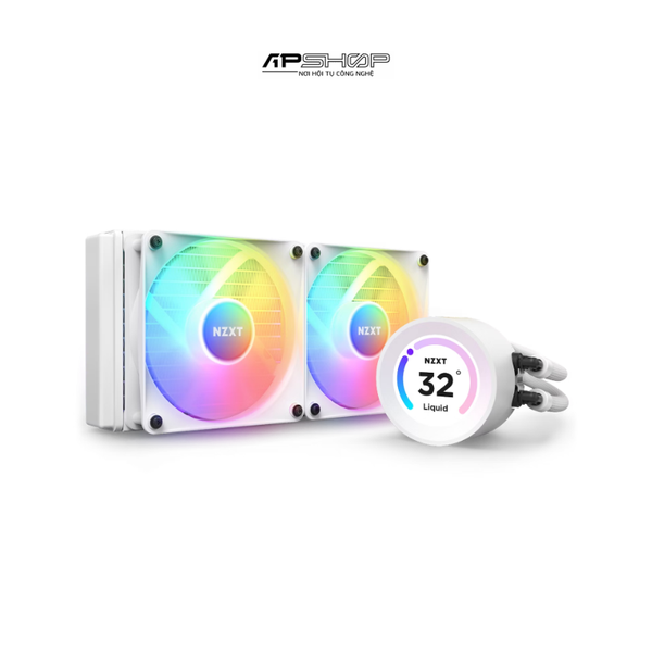 Tản nhiệt nước NZXT Kraken Elite 240 RGB White | Chính hãng