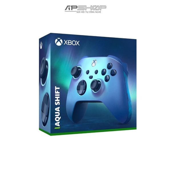 Tay cầm Microsoft Xbox One X Aqua Shift Special Edtion | Chính hãng
