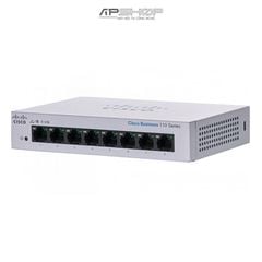 Switch Cisco CBS110 Unmanaged 8Port GE, Desktop, Ext PS - Hàng chính hãng