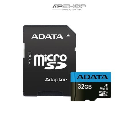 Thẻ nhớ MicroSDHC 32GB | Class 10 | U1 | V10 | A1 | Có Adapter chuyển SD