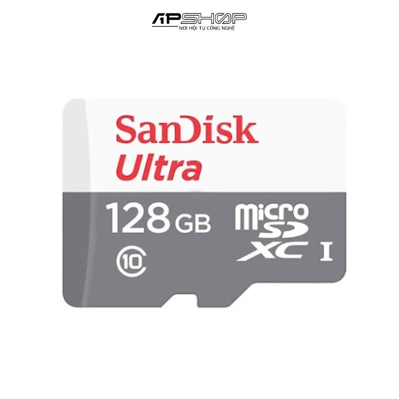 Thẻ Nhớ MicroSDXC SanDisk Ultra 128GB 100MB/s 667x | SDSQUNR-128G-GN3MN