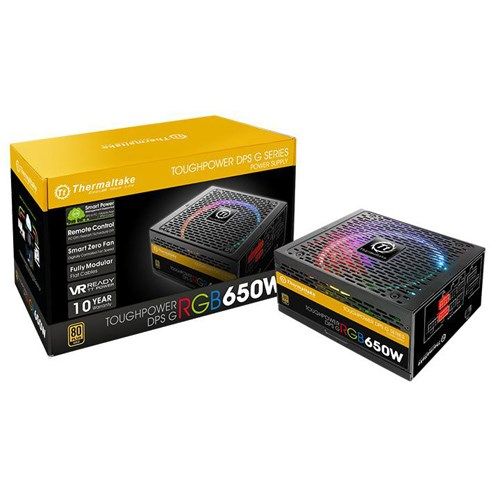 Nguồn TT Premium Toughpower 650W RGB DPS G 80 Plus Gold