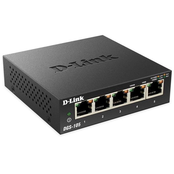 Switch mạng hiệu D Link DGS 105 5 Port Gigabit