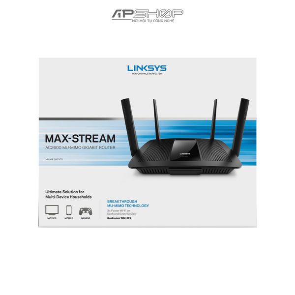 Thiết Bị Mạng Linksys EA8500 - Router Wifi Chuẩn AC 2600Mbps