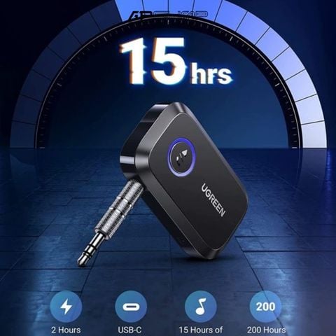 Thiết Bị Nhận Âm Thanh Bluetooth 5.3 Ugreen 90748 | khoảng cách 15m | kết nối cùng lúc 2 điện thoại
