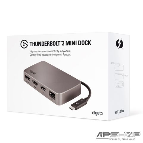 Stream Elgato Thunderbolt 3 Mini Dock