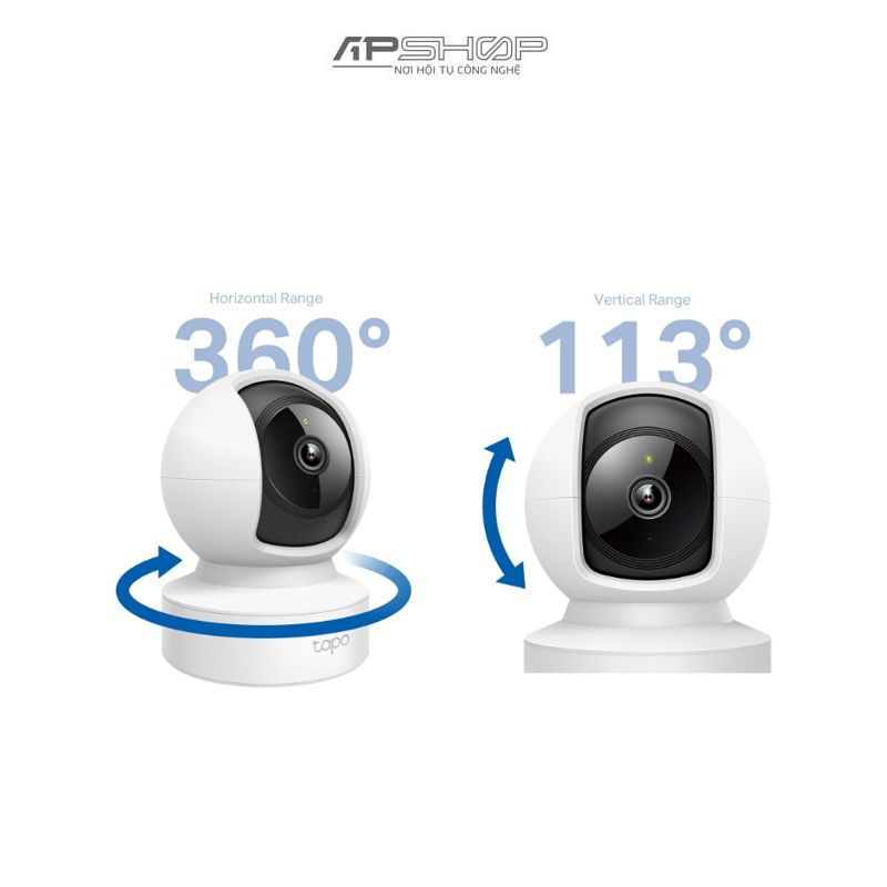TP Link Camera Camera WiFi An Ninh Cho Gia Đình Tapo C212 2K 3MP | Chính hãng